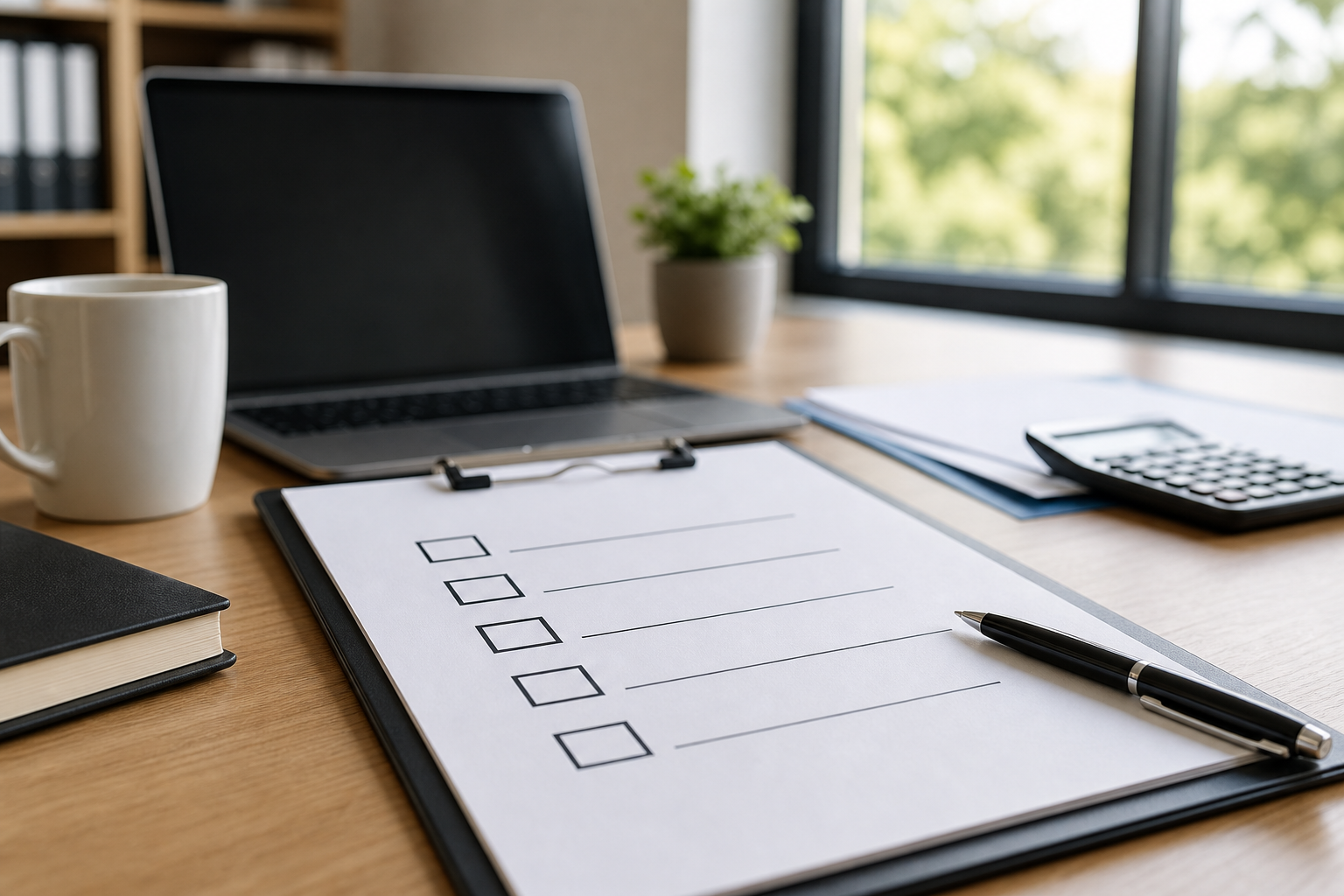Which 7 items belong on your coverage review checklist?